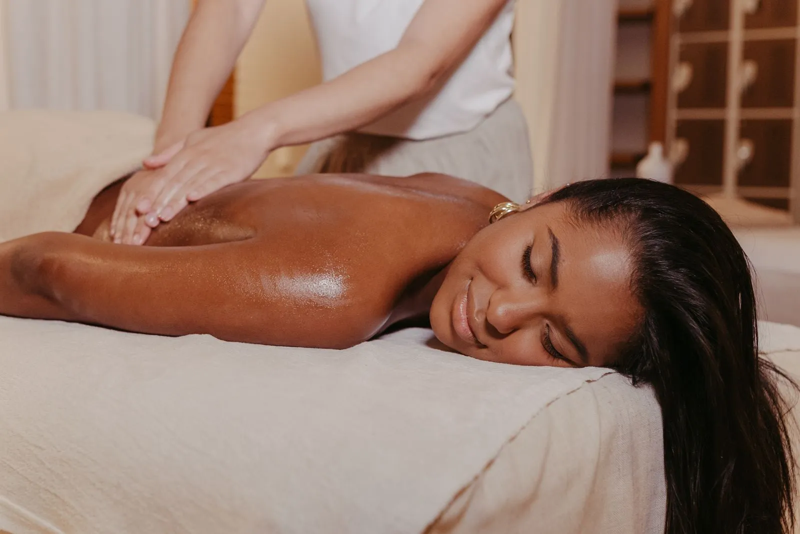 Calm and soothing massage therapy for ultimate relaxation at a tranquil spa.